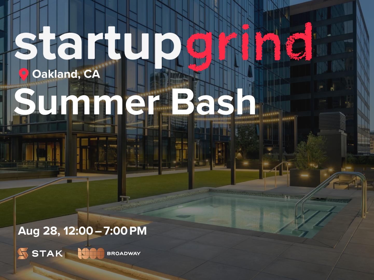 Startup Grind Summer Bash - Uniting Silicon Valley, SF & Oakland