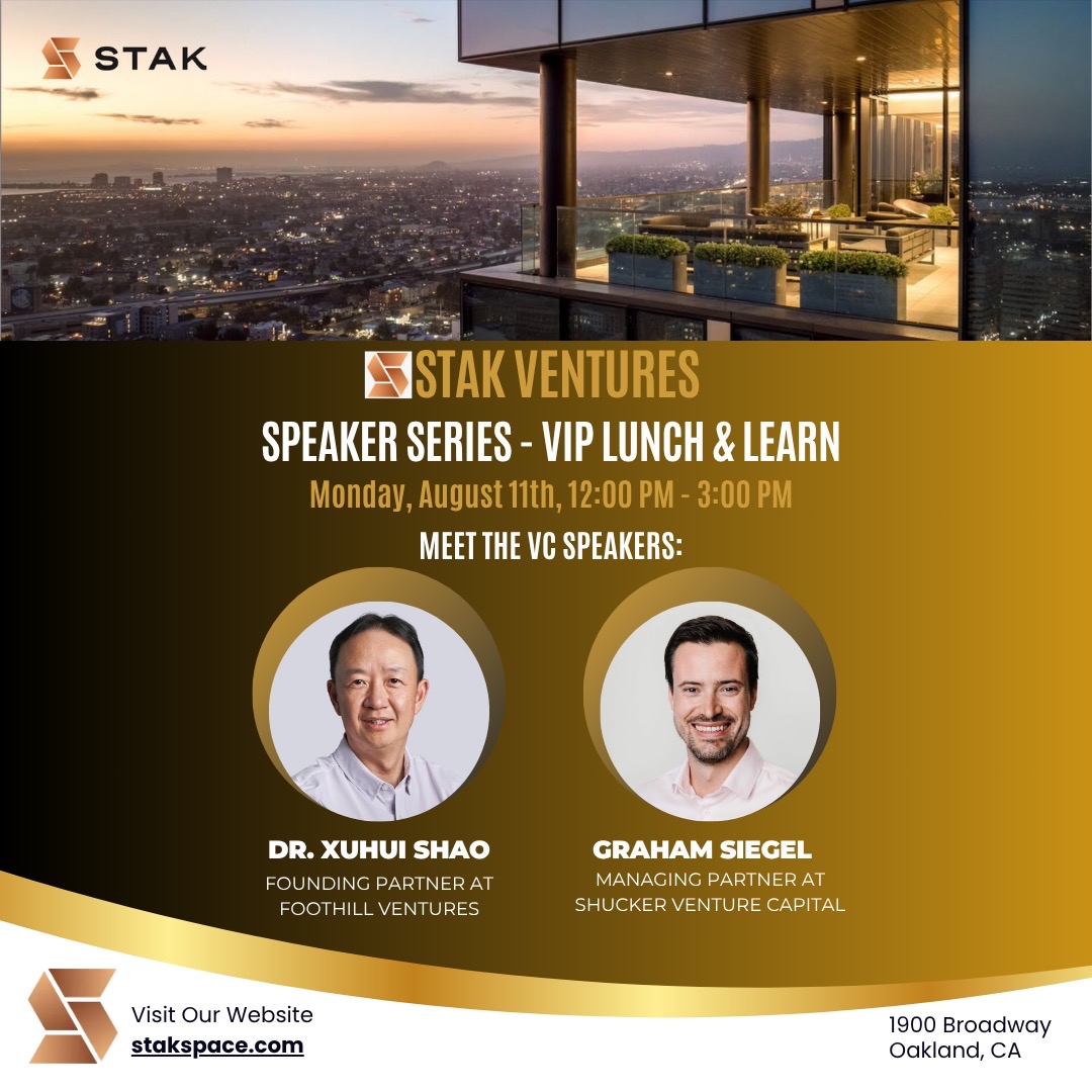 STAK Ventures: Speaker Series - VIP Lunch & Learn