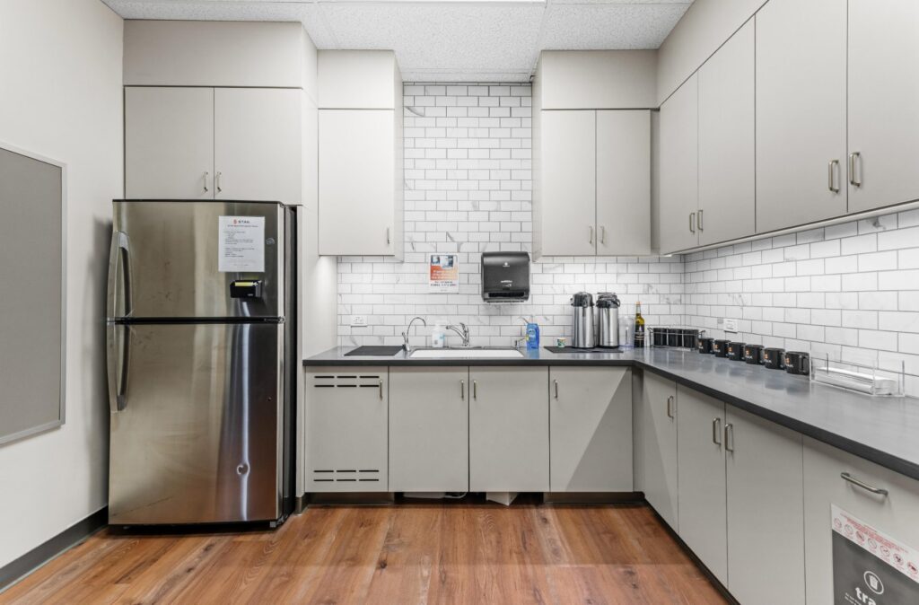 Pantry kitchen at 1950 Franklin in Oakland